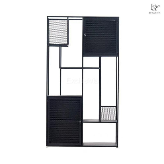 MARVIN Modern Industrial Metal Display Shelf - Exclusivia