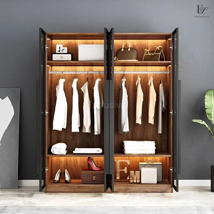 MICA Glass Wardrobe - Exclusivia