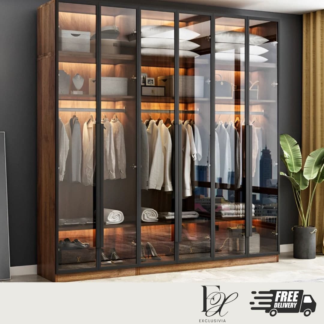 MICA Glass Wardrobe - Exclusivia