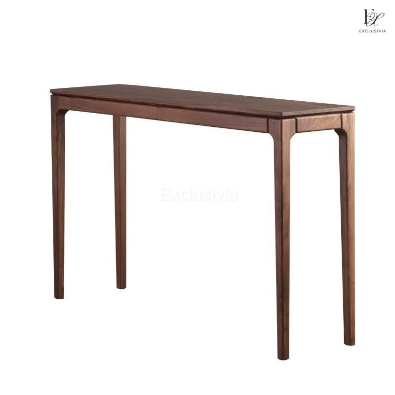 MIQUE Rustic Solid Wood Console Table - Exclusivia