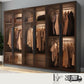 MIYA Glass Wardrobe Cabinet Modern - Exclusivia