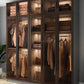 MIYA Glass Wardrobe Cabinet Modern - Exclusivia