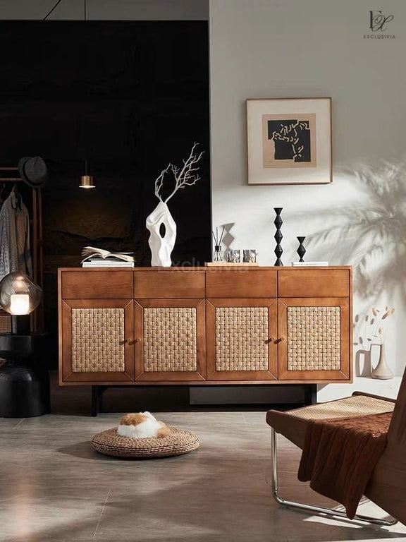 MONX Rattan Cabinet Sideboard - Exclusivia