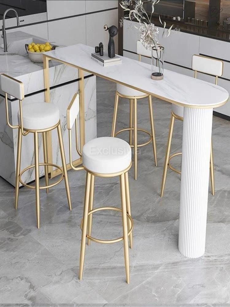 MORI Modern Sintered Stone Bar Table - Exclusivia