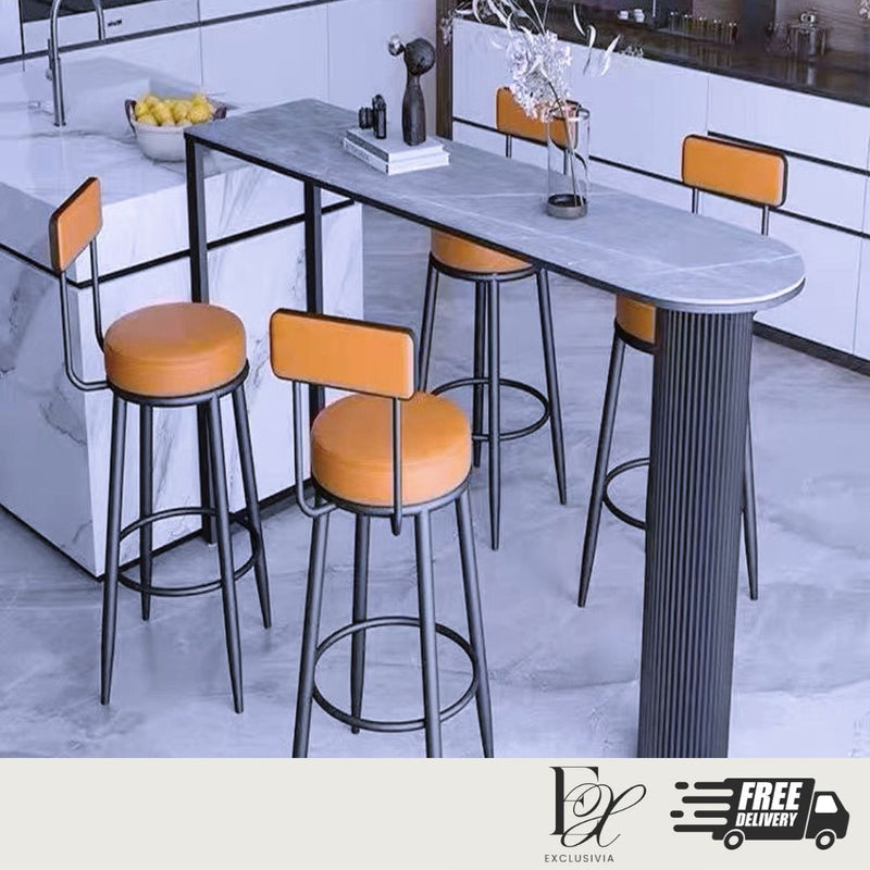 MORI Modern Sintered Stone Bar Table - Exclusivia