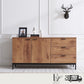 MYSTIQUE Industrial Wooden Sideboard - Exclusivia