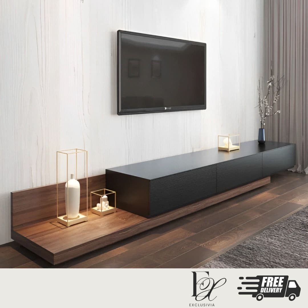 MYTHOS TV Console Extendable Wooden - Exclusivia