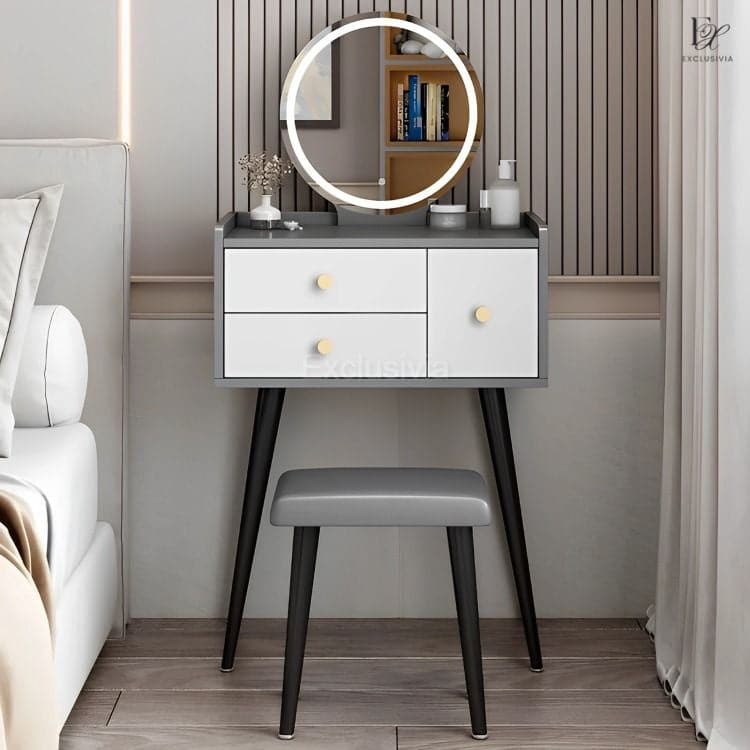 NAP Dressing Table LED Mirror Vanity - Exclusivia