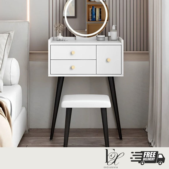 NAP Dressing Table LED Mirror Vanity - Exclusivia