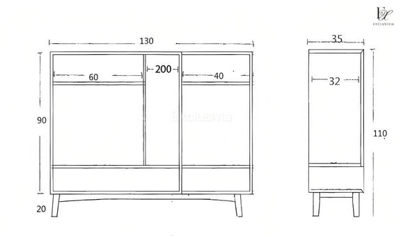 NATHAN Rattan Shoe Cabinet Rack - Exclusivia