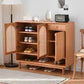 NATHAN Rattan Shoe Cabinet Rack - Exclusivia