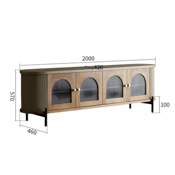 NEXUS Pine Wood TV Console - Exclusivia