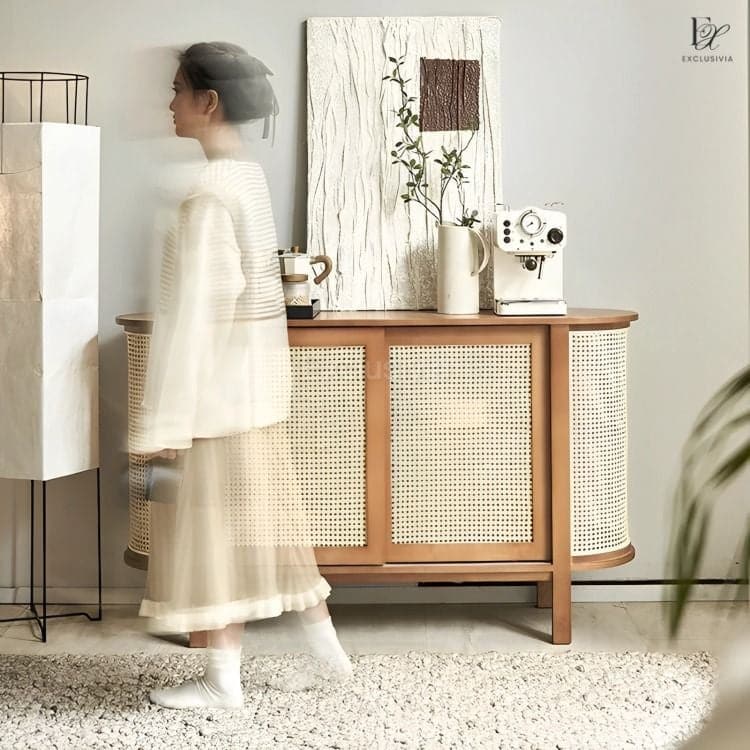 NEXUS SIdeboard Cabinet Console Rattan - Exclusivia