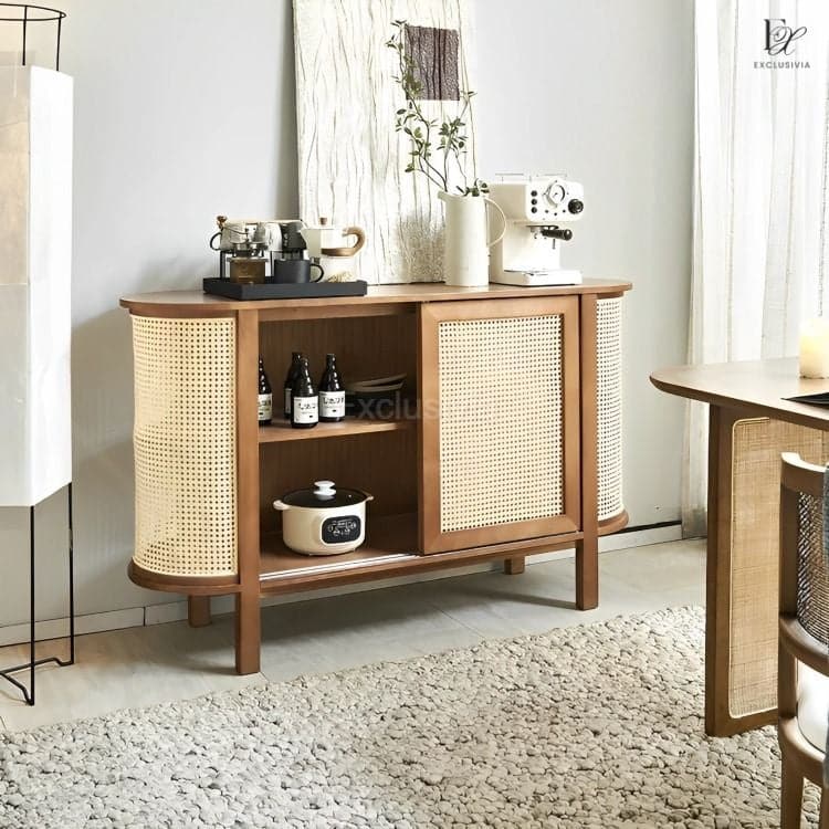 NEXUS SIdeboard Cabinet Console Rattan - Exclusivia