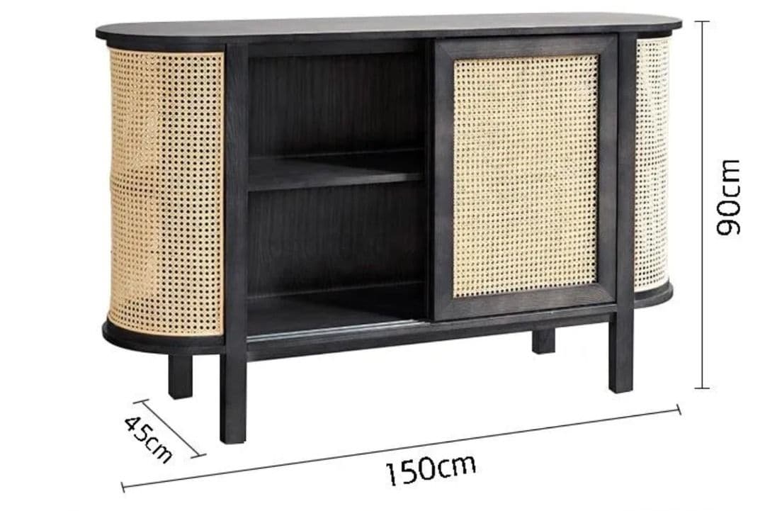 NEXUS SIdeboard Cabinet Console Rattan - Exclusivia