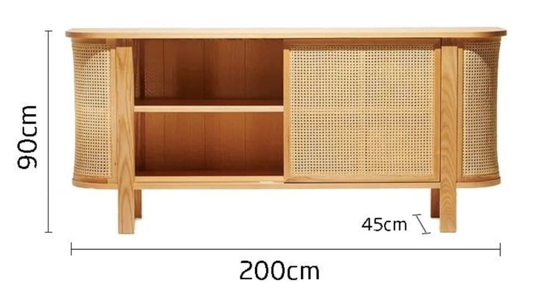 NEXUS SIdeboard Cabinet Console Rattan - Exclusivia