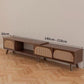 NICHE Extendable rattan tv console - Exclusivia