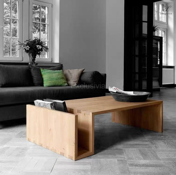 NOVA Japanese Solid Wood Coffee Table - Exclusivia