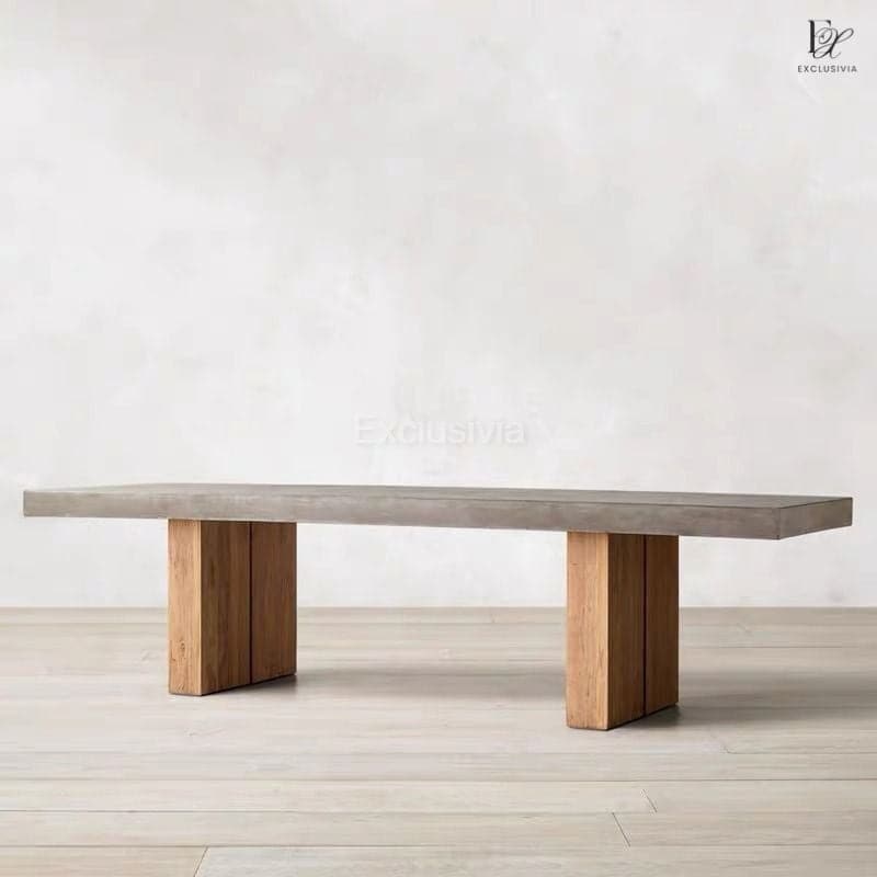 NOVARIA Dining Table Industrial Concrete - Exclusivia