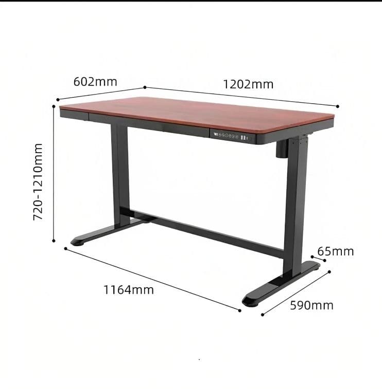 NOX Adjustable Height Study Table - Exclusivia