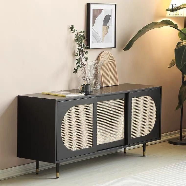 ORION Rattan TV Console Cabinet Sideboard - Exclusivia