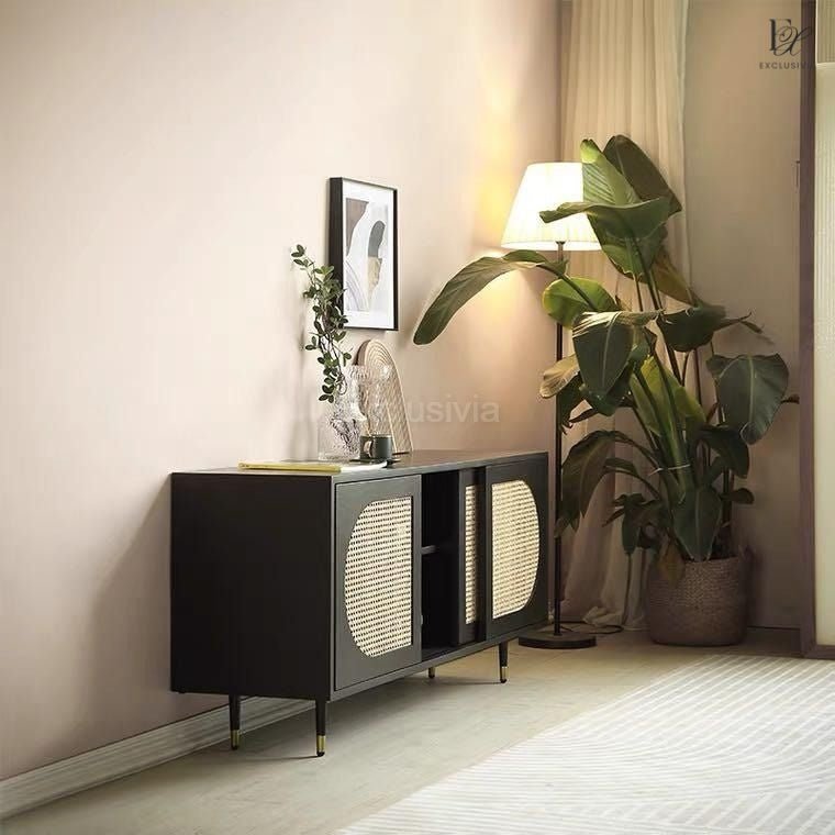 ORION Rattan TV Console Cabinet Sideboard - Exclusivia