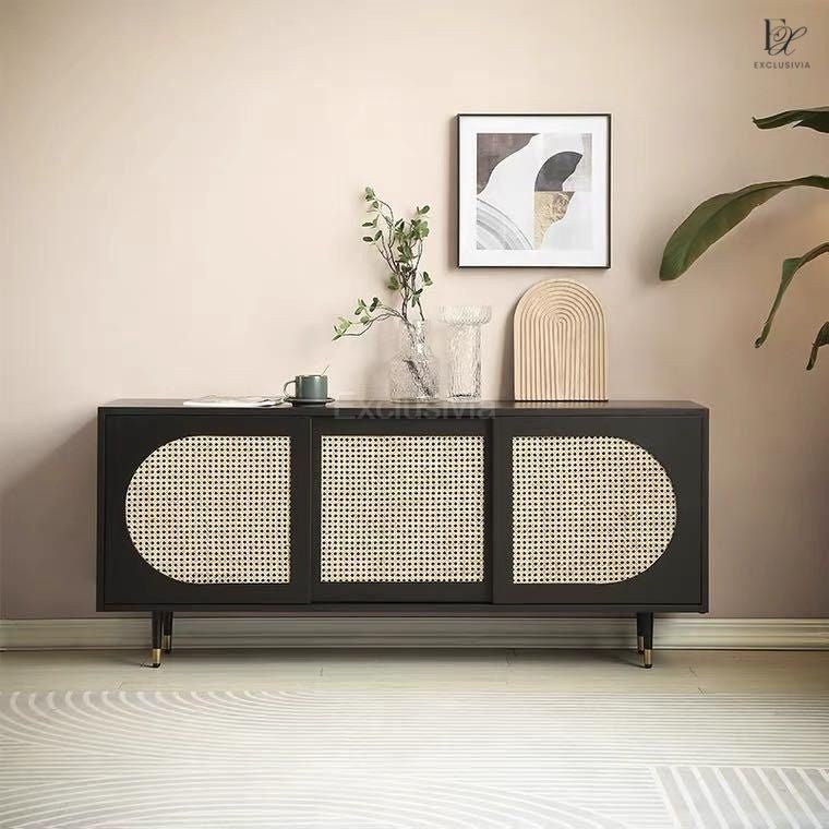 ORION Rattan TV Console Cabinet Sideboard - Exclusivia