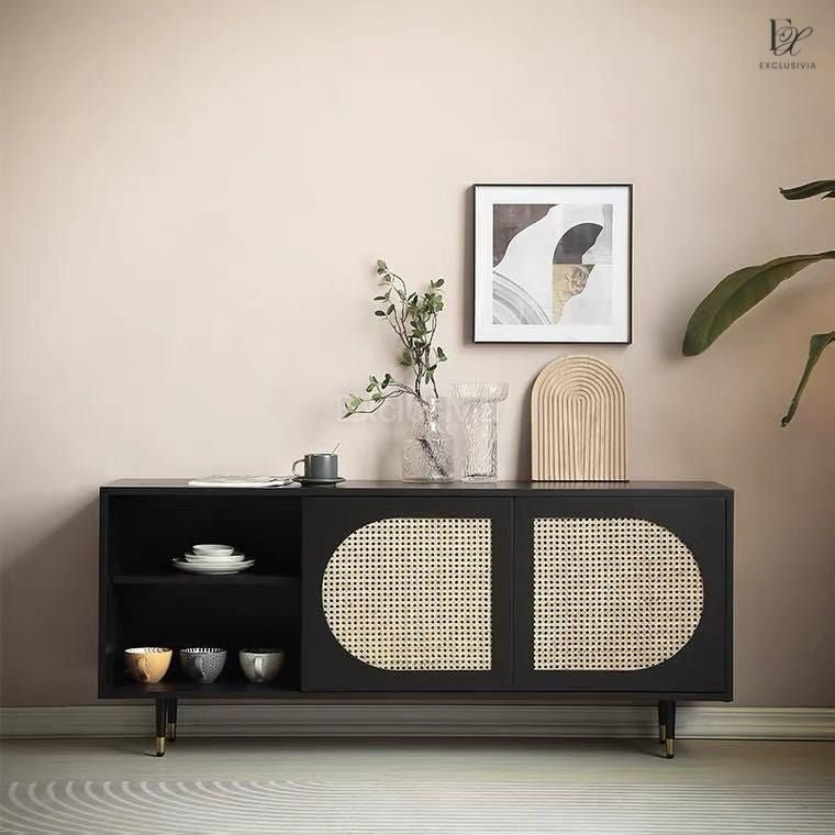 ORION Rattan TV Console Cabinet Sideboard - Exclusivia