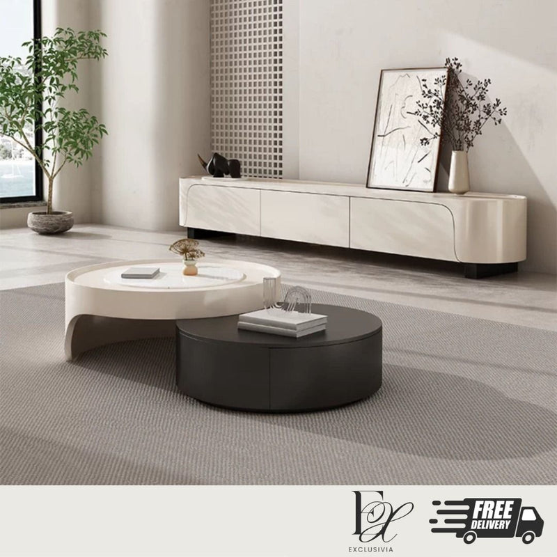 PEDESTAL Modern TV Console - Exclusivia