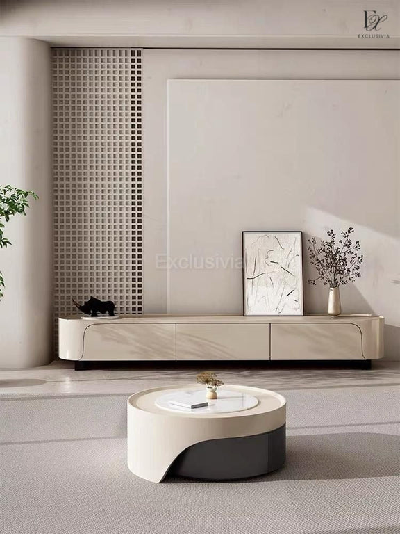 PEDESTAL Modern TV Console - Exclusivia