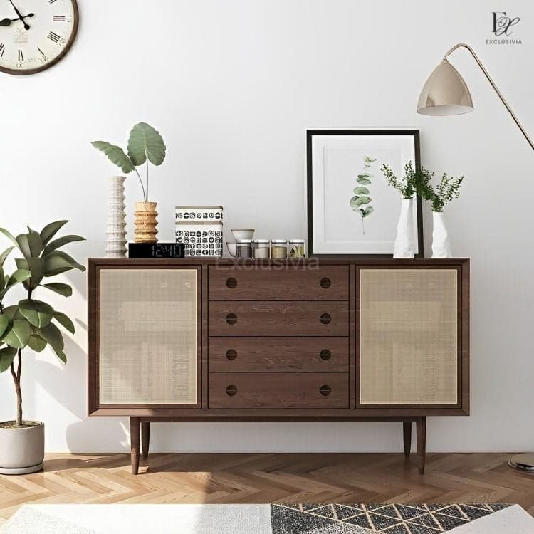 PINERO Rattan Sideboard Cabinet Console - Exclusivia