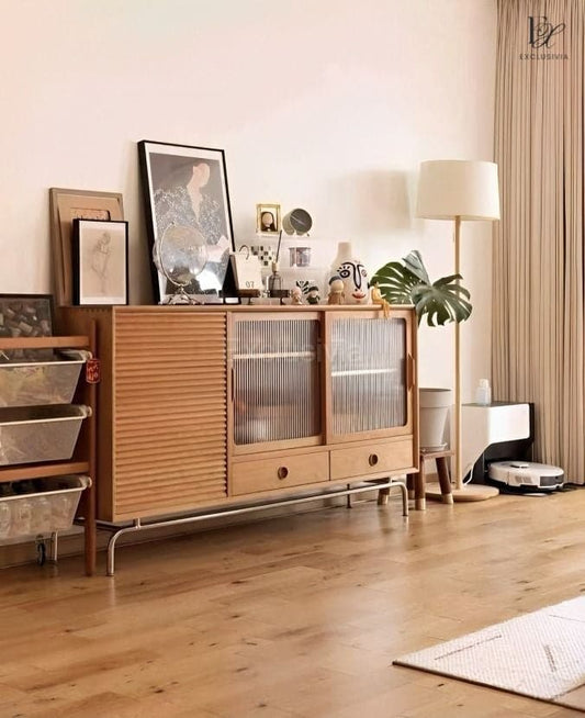 PLOA Wooden Sideboard Cabinet - Exclusivia