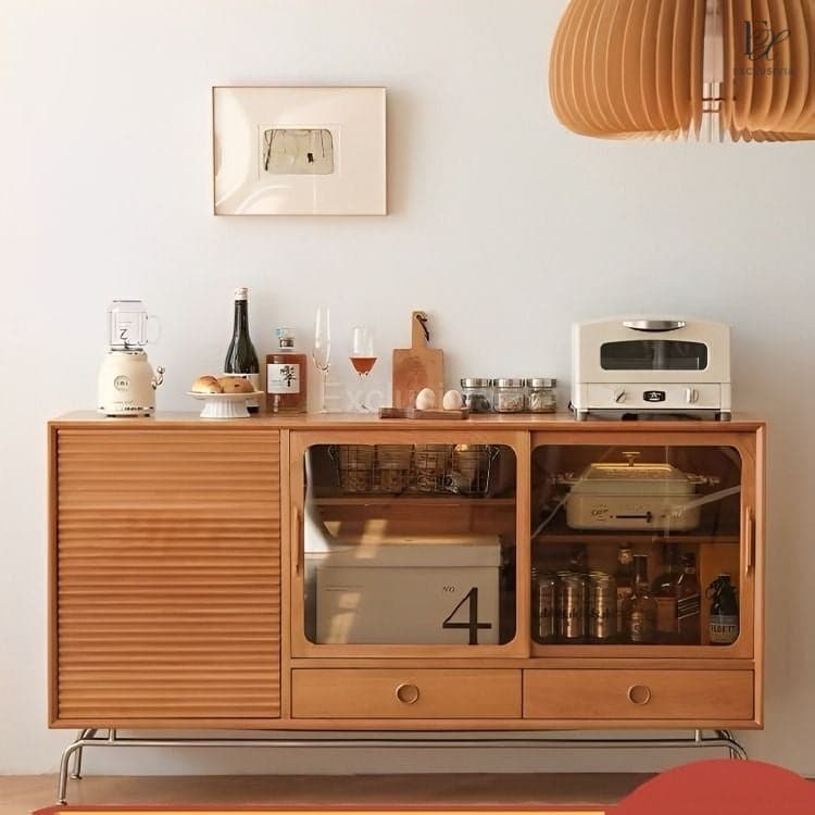 PLOA Wooden Sideboard Cabinet - Exclusivia