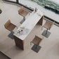 PRIMORIAL Modern Sintered Stone Bar Table - Exclusivia