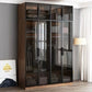 PRINCE Modern Industrial Glass Wardrobe - Exclusivia