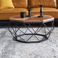 PRISM Rustic Solid Wood Coffee Table - Exclusivia