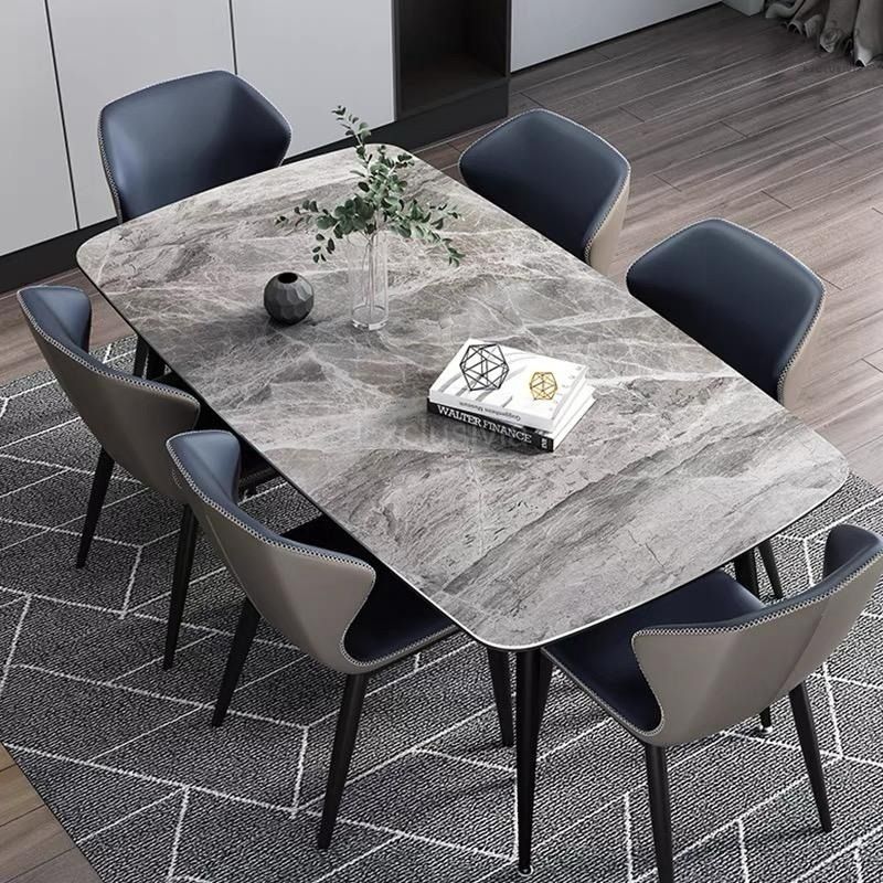 PRSIM Modern Sintered Dining Table Set - Exclusivia