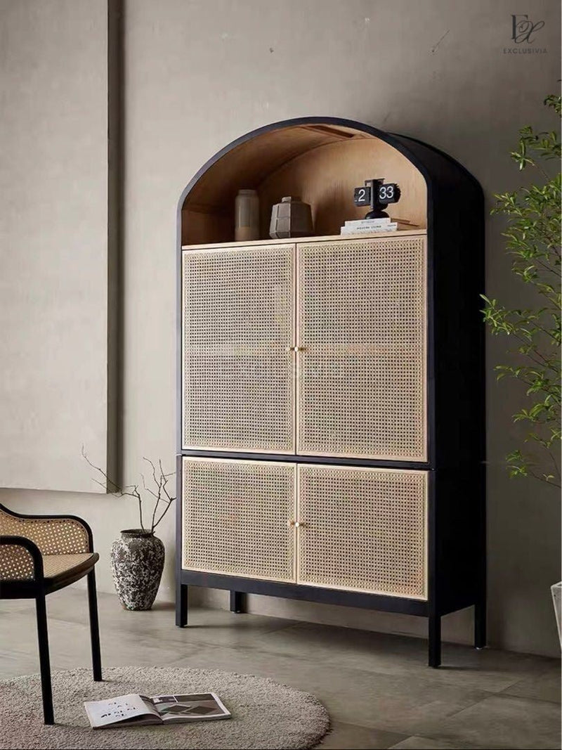 QUINN Japandi Tall Cabinet - Exclusivia