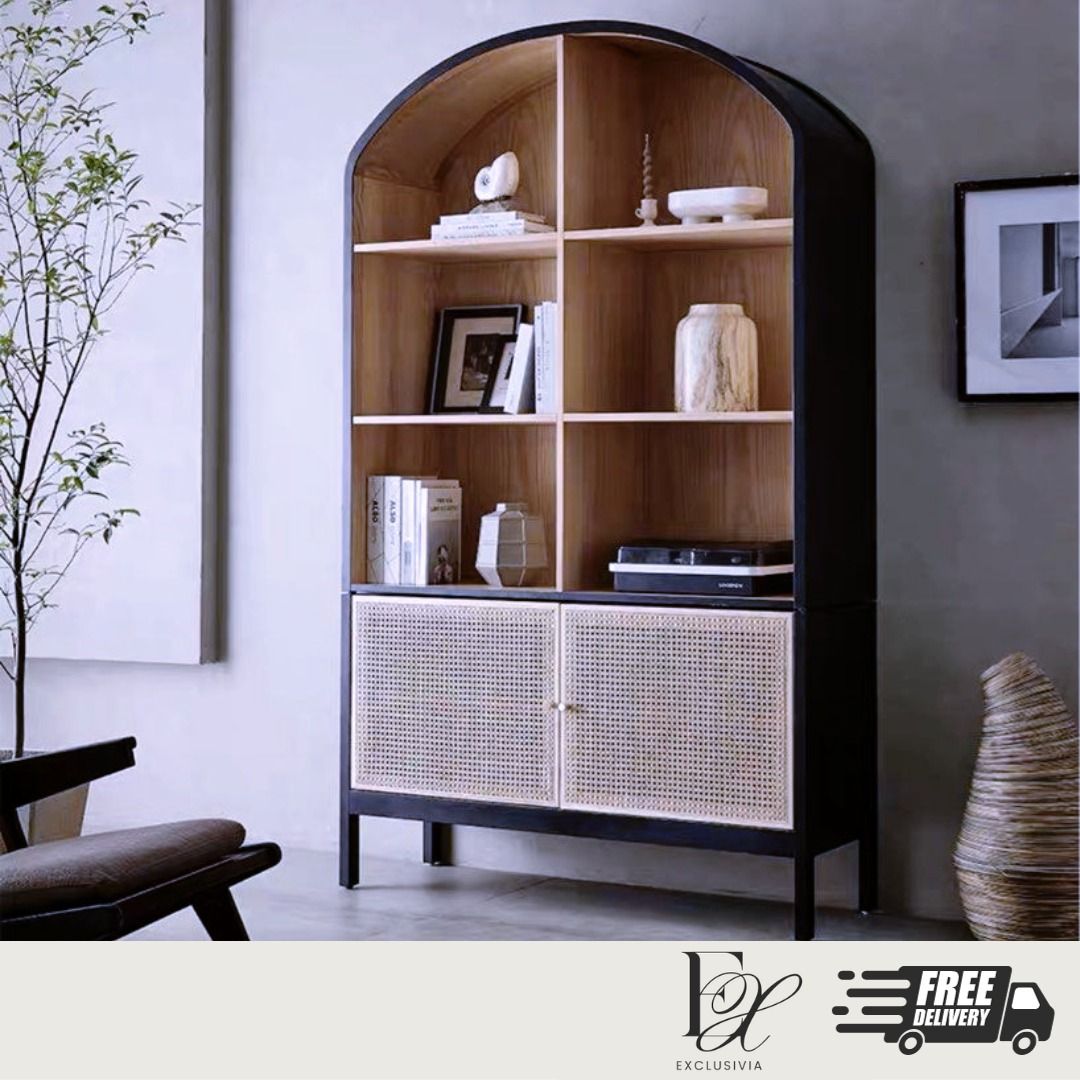 QUINN Japandi Tall Cabinet - Exclusivia