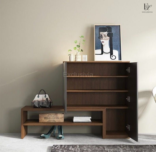 RHEA Modern Shoe Cabinet Bench - Exclusivia