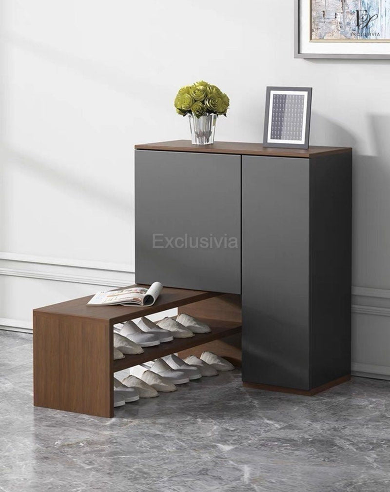 RHEA Modern Shoe Cabinet Bench - Exclusivia