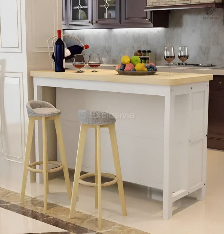 RHODES Kitchen Island Table - Exclusivia