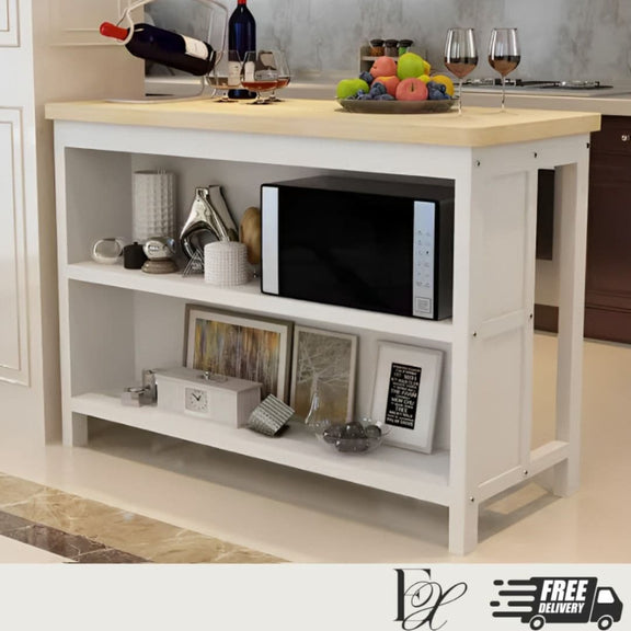 RHODES Kitchen Island Table - Exclusivia