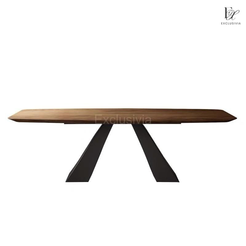 ROBIN Modern Solid Wood Dining Table - Exclusivia