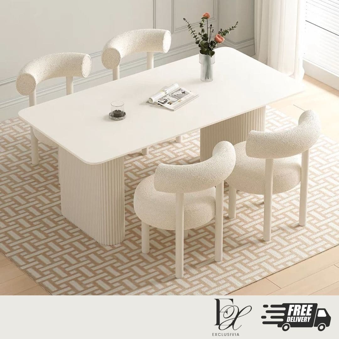 RYA Dining Table Minimalist Sintered Stone - Exclusivia