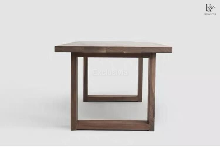 SCHIK Modern Ash Wood Dining Table - Exclusivia