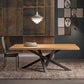 SHAY Wishbone Solid Wood Dining Table - Exclusivia