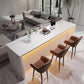 SINTHE Modern Marble Kitchen Island / Bar Table - Exclusivia