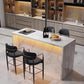 SINTHE Modern Marble Kitchen Island / Bar Table - Exclusivia