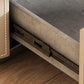 SKIEP Modern Leather Bed Side Table - Exclusivia